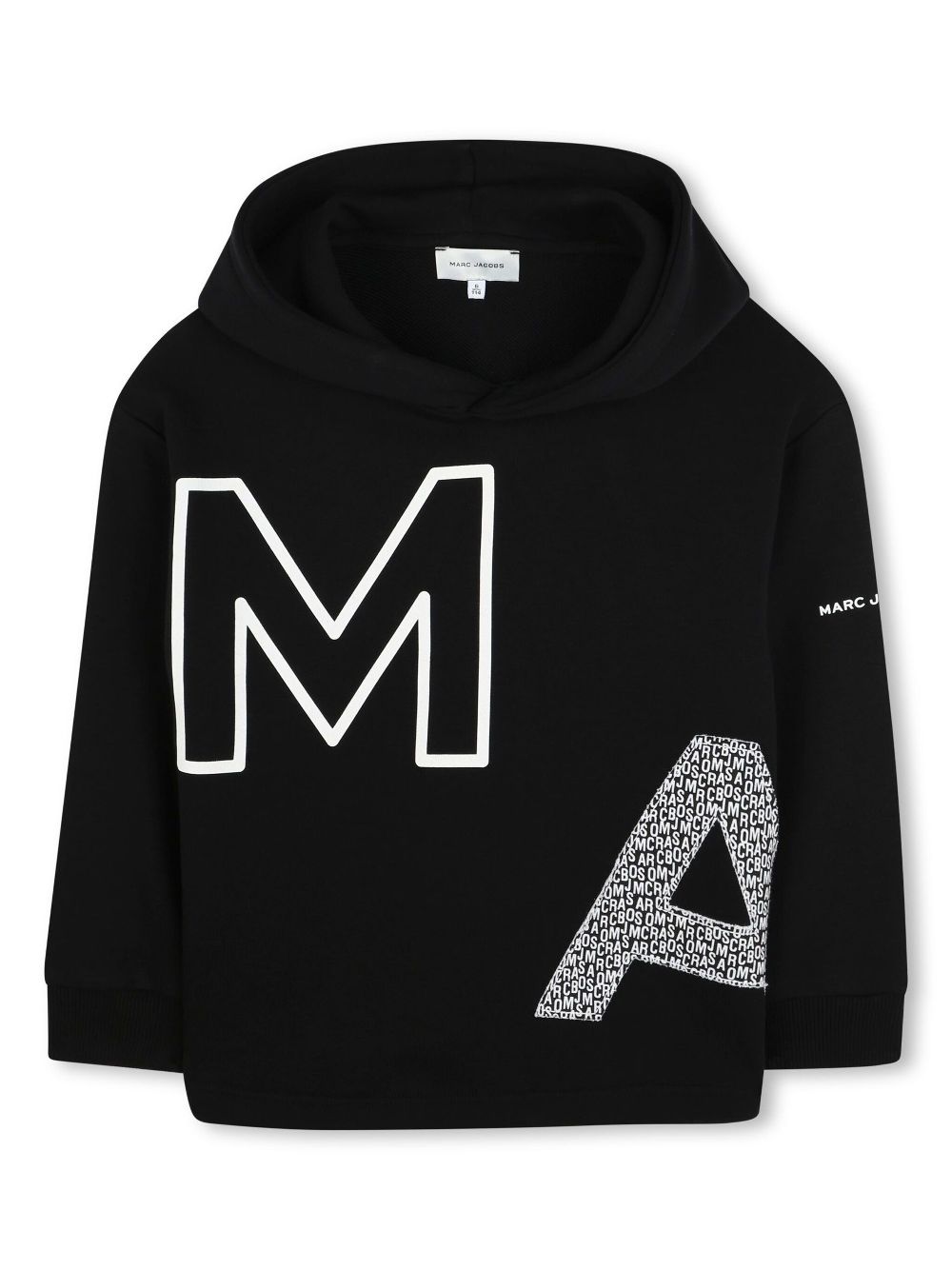 Marc Jacobs Kids logo-print hoodie - Black