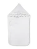 BOSS Kidswear logo-embroidered sleeping bag - White