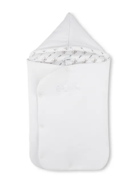 BOSS Kidswear logo-embroidered sleeping bag 