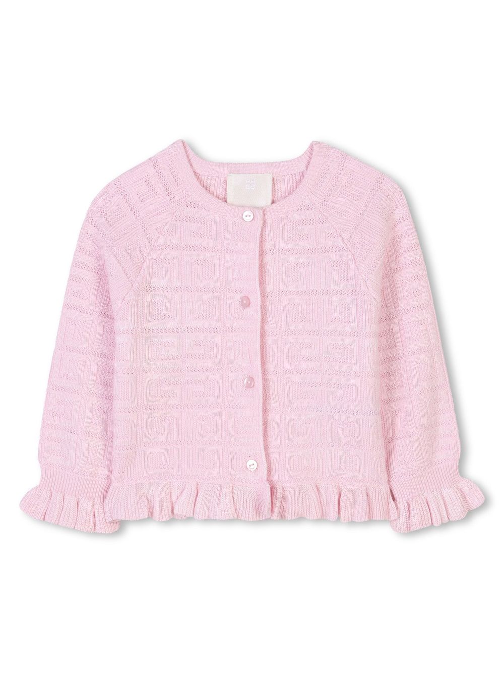 Givenchy Kids jacquard cardigan - Pink