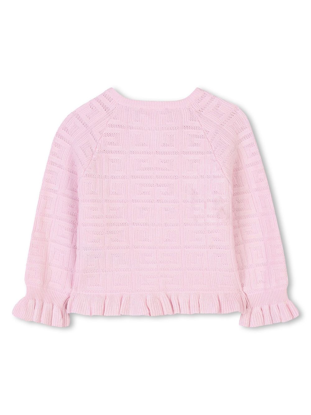 Givenchy Kids jacquard cardigan - Pink