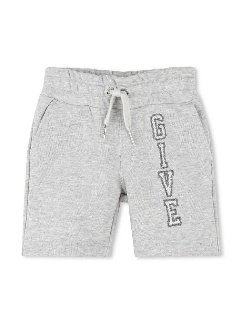 Givenchy Kids Shorts met geborduurd logo Grijs