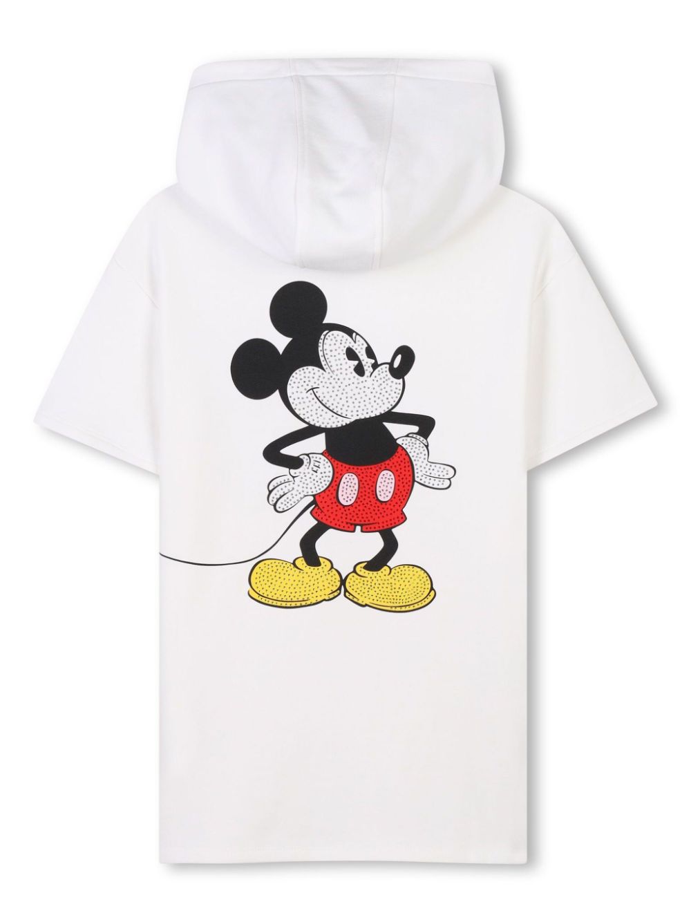 Marc Jacobs Kids x Disney jurk met capuchon - Wit