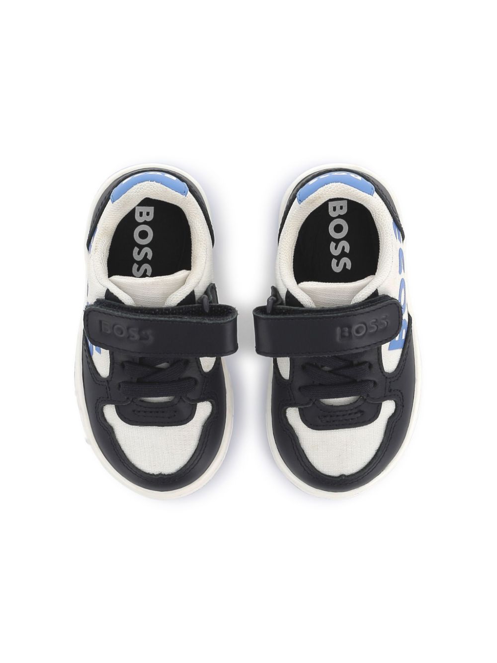 BOSS Kidswear logo-print sneakers Blue