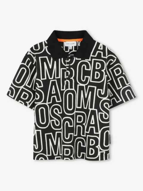 Marc Jacobs Kids monogram-logo polo shirt