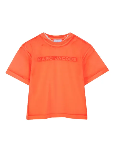Marc Jacobs Kids embroidered logo t-shirt 
