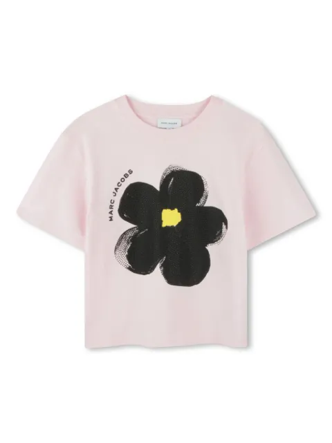 Marc Jacobs Kids T-Shirt mit Blumen-Print