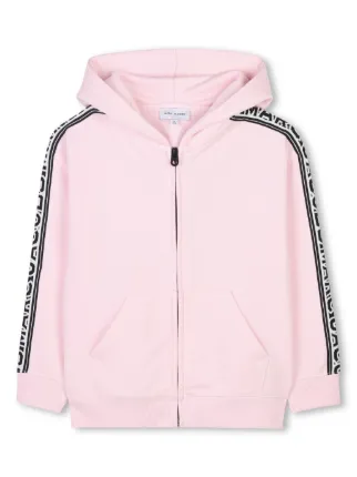 Marc Jacobs Kids Zipped Hoodie | Pink | FARFETCH