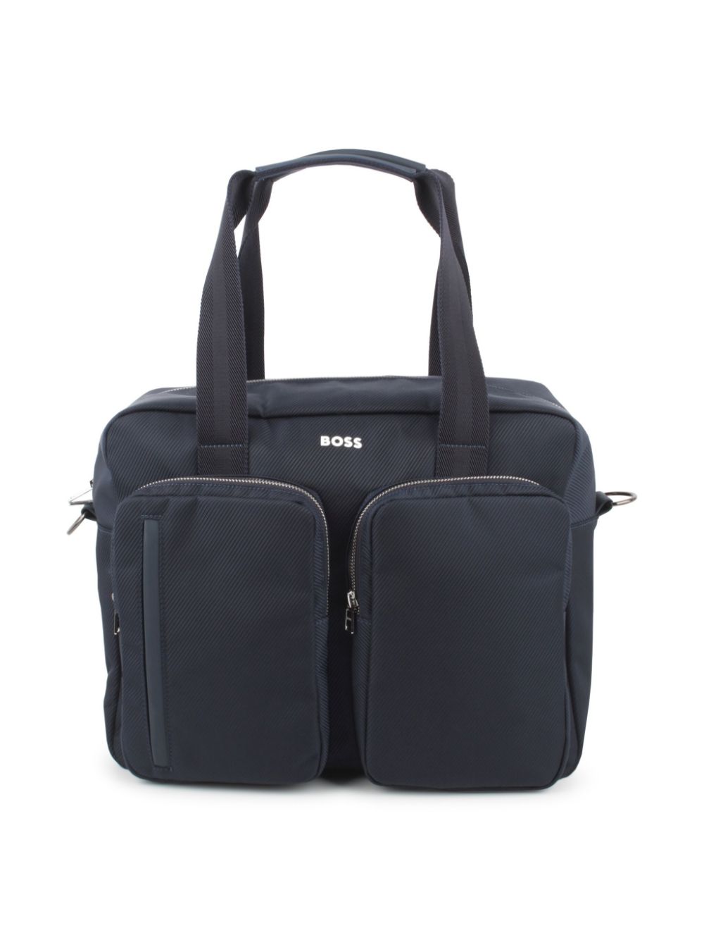 BOSS Kidswear logo-appliqué changing bag - Blue