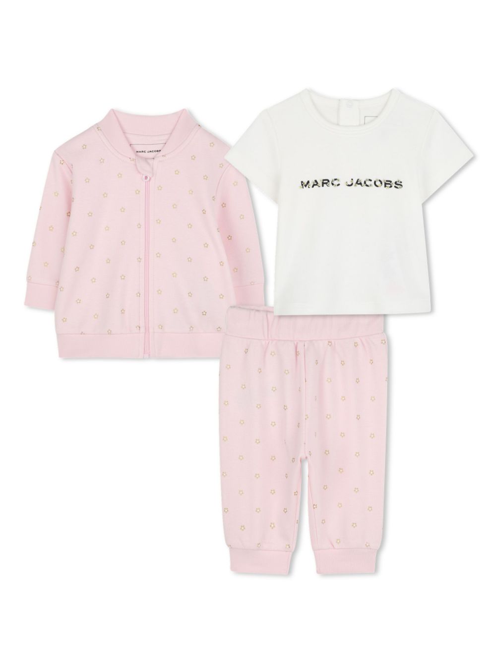 Marc Jacobs Kids Katoenen trainingspak Roze