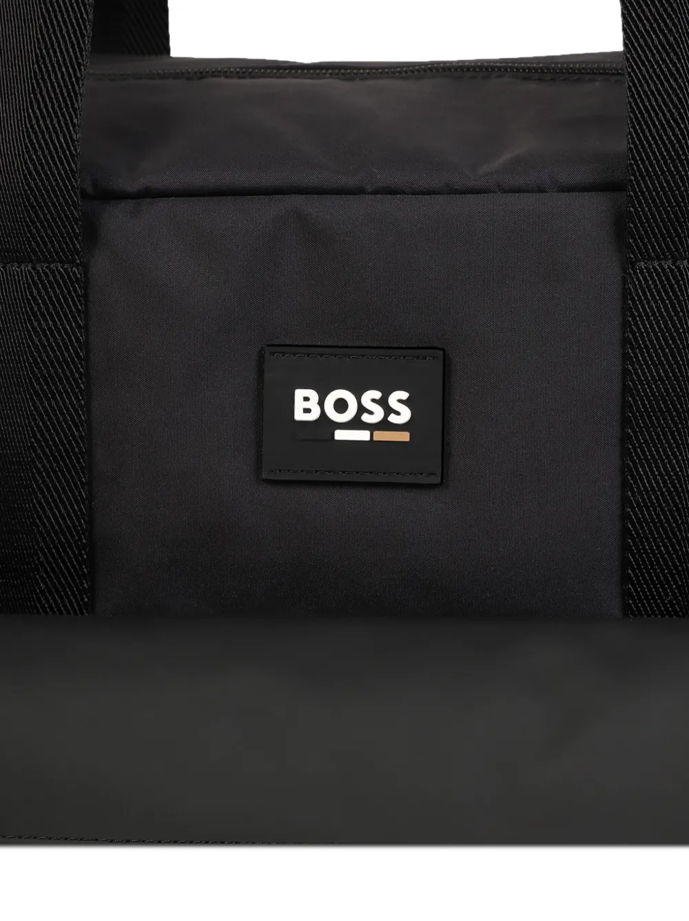 BOSS Kidswear Luiertas met logopatch Zwart