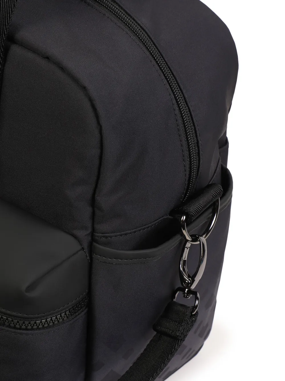 BOSS Kidswear Luiertas met logopatch Zwart