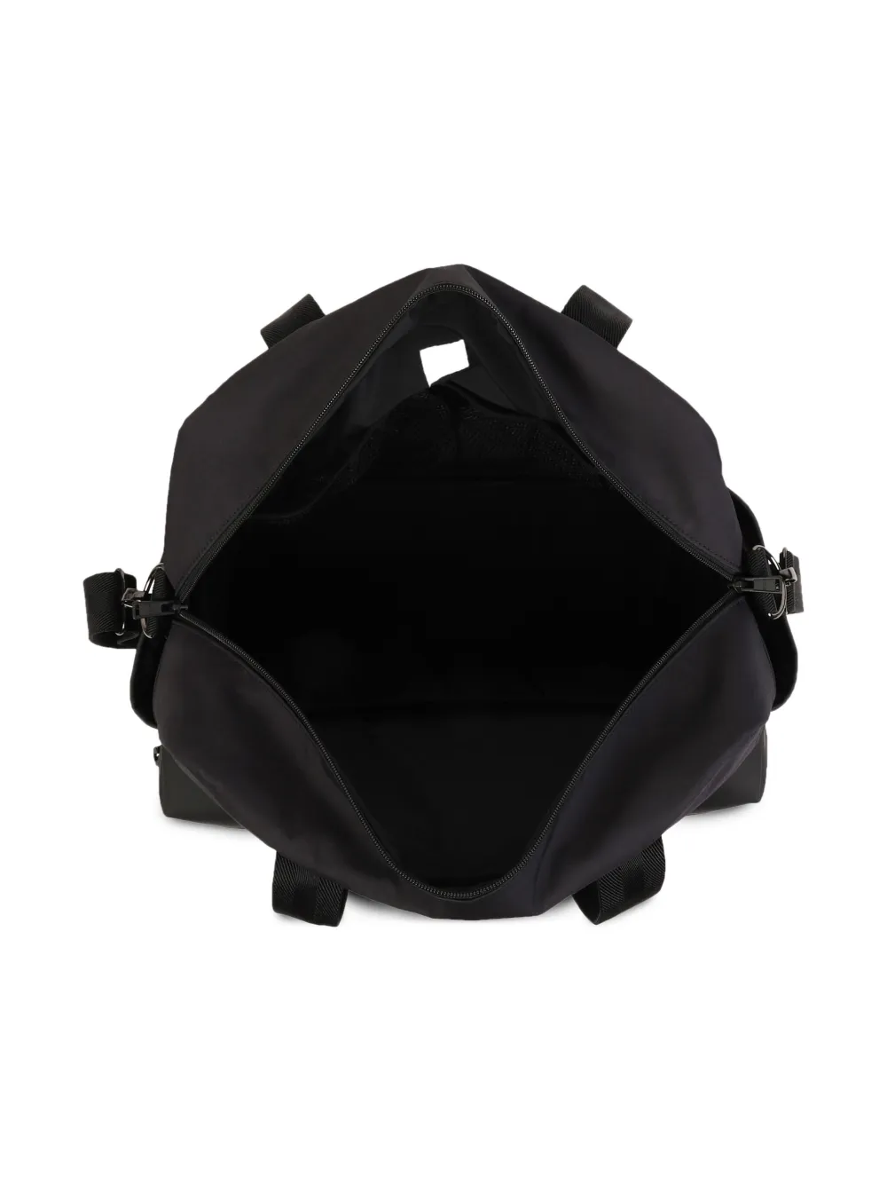 BOSS Kidswear Luiertas met logopatch Zwart