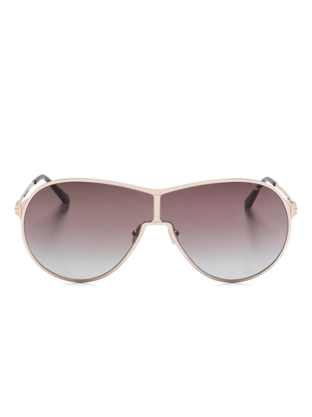TOM FORD Eyewear Gaia サングラス - ゴールドトーン TOM FORD Eyewear Gaia サングラス - ゴールドトーン