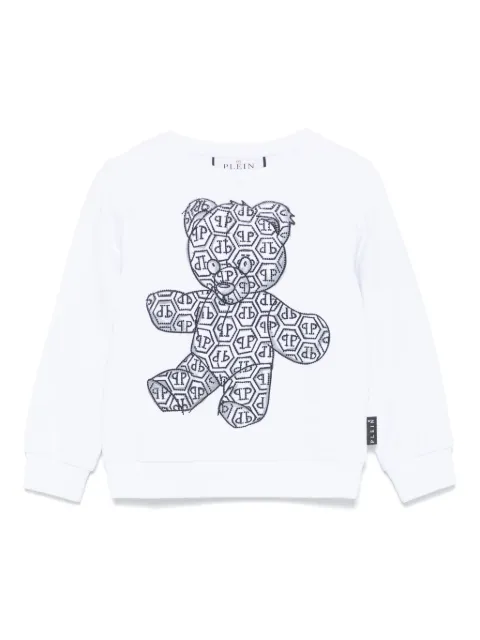 Philipp Plein Junior rhinestoned sweatshirt