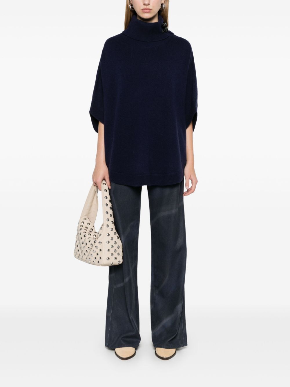 Emporio Armani knitted poncho Women