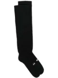 Rick Owens DRKSHDW knee-high socks - Black