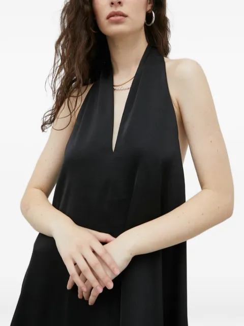 SAMSOE SAMSOE vestido midi sin mangas con cuello en V