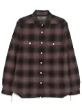 Rick Owens DRKSHDW plaid outershirt - Black