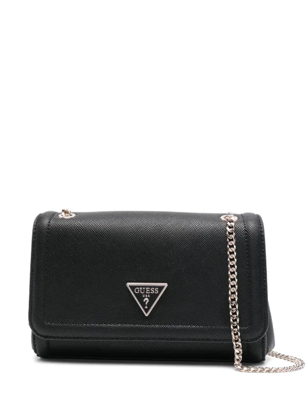 GUESS USA Noelle Shoulder Bag Black FARFETCH PH