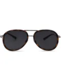 Versace Eyewear pilot-frame sunglasses - Black