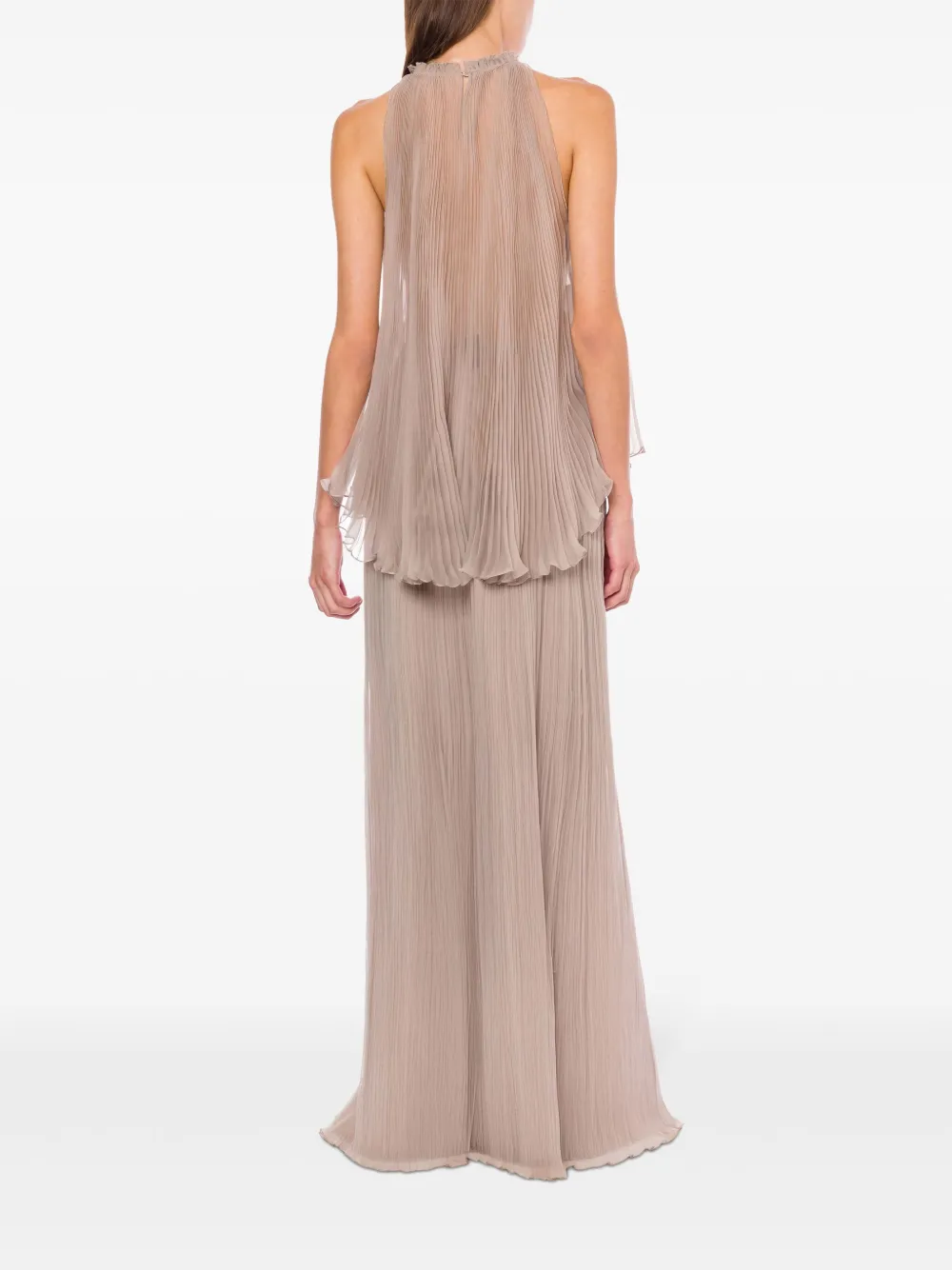 Alberta Ferretti Zijden blouse Beige
