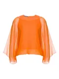 Alberta Ferretti silk blouse - Orange