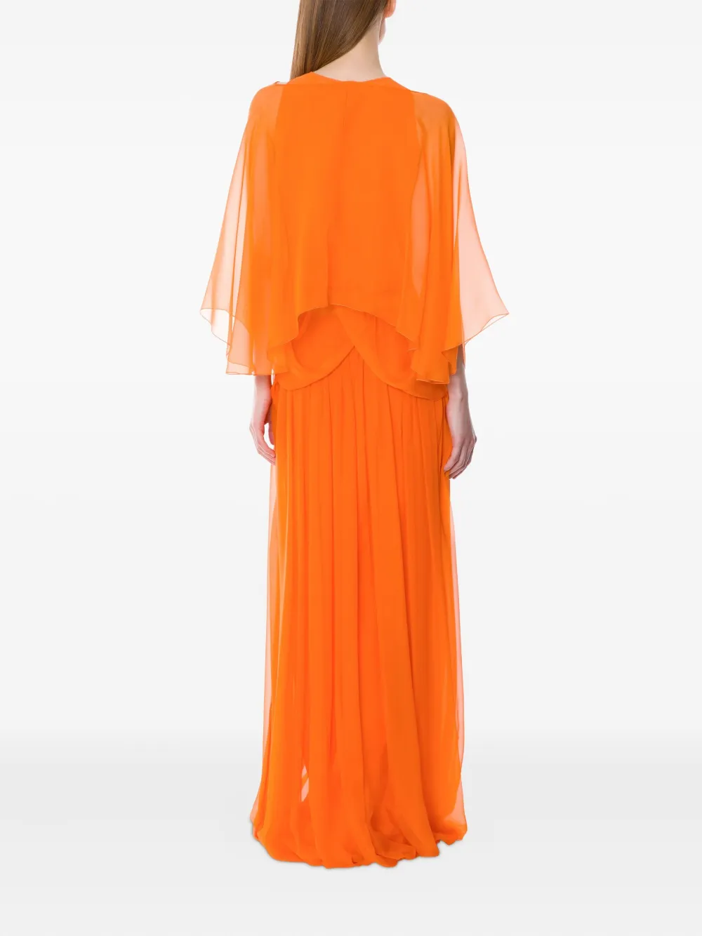 Alberta Ferretti Zijden blouse Oranje