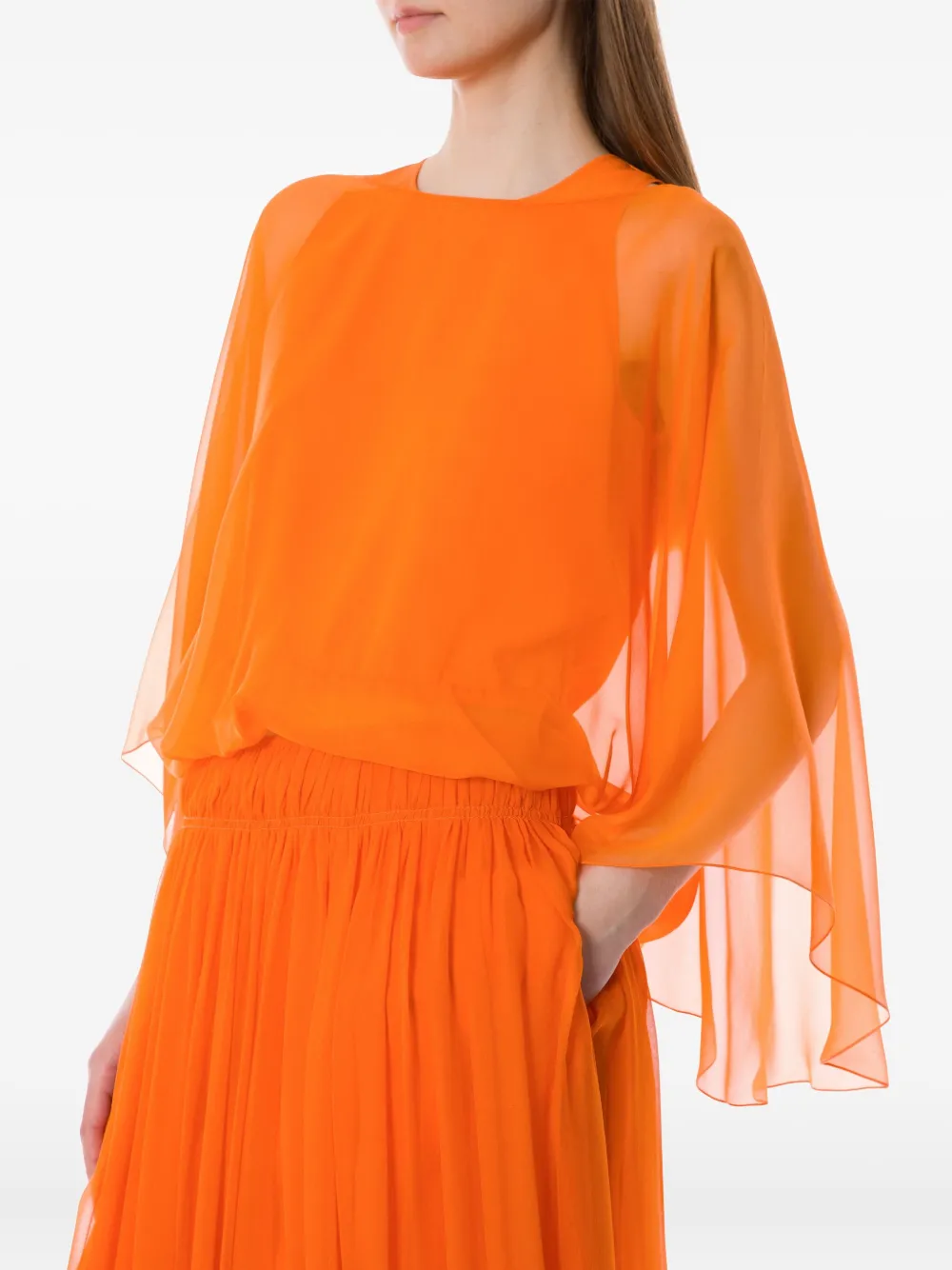 silk blouse