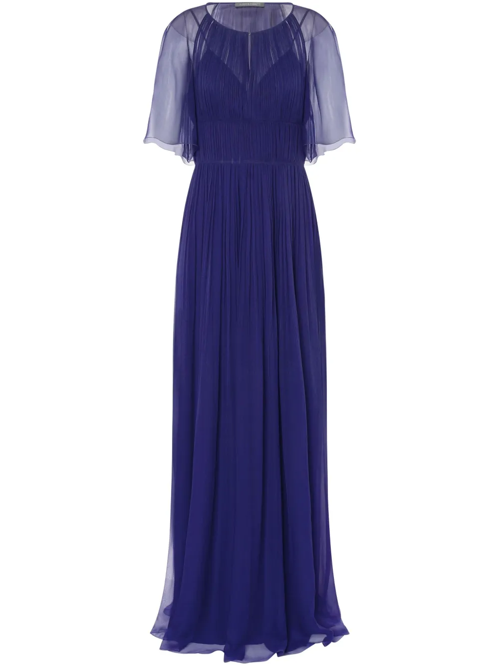 Alberta Ferretti plissé maxi dress | Blue | Image 1