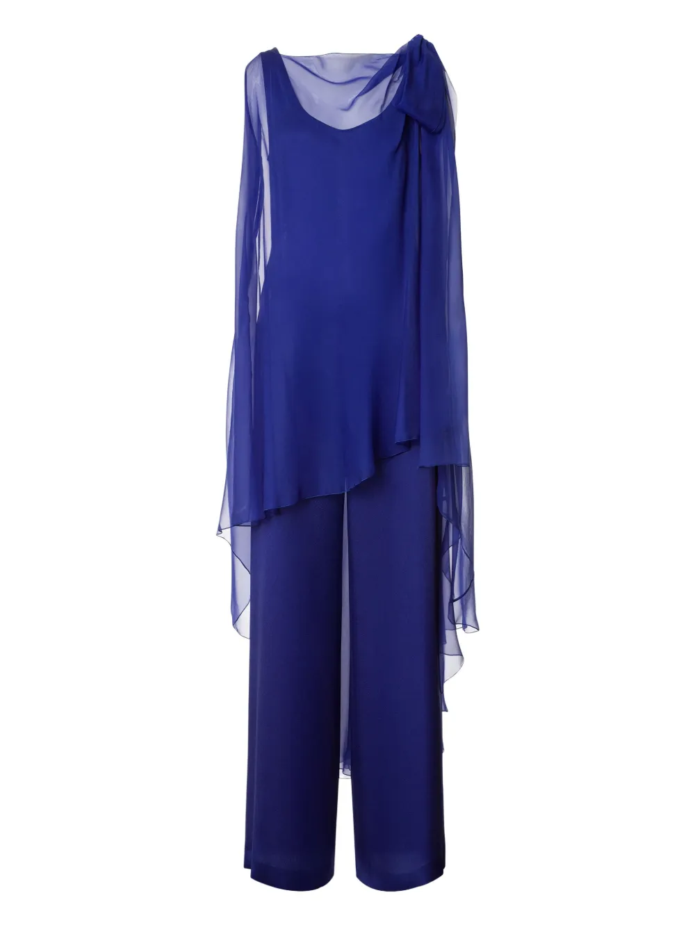 Alberta Ferretti Mouwloze jurk Blauw