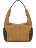 Alberta Ferretti woven shoulder bag - Brown