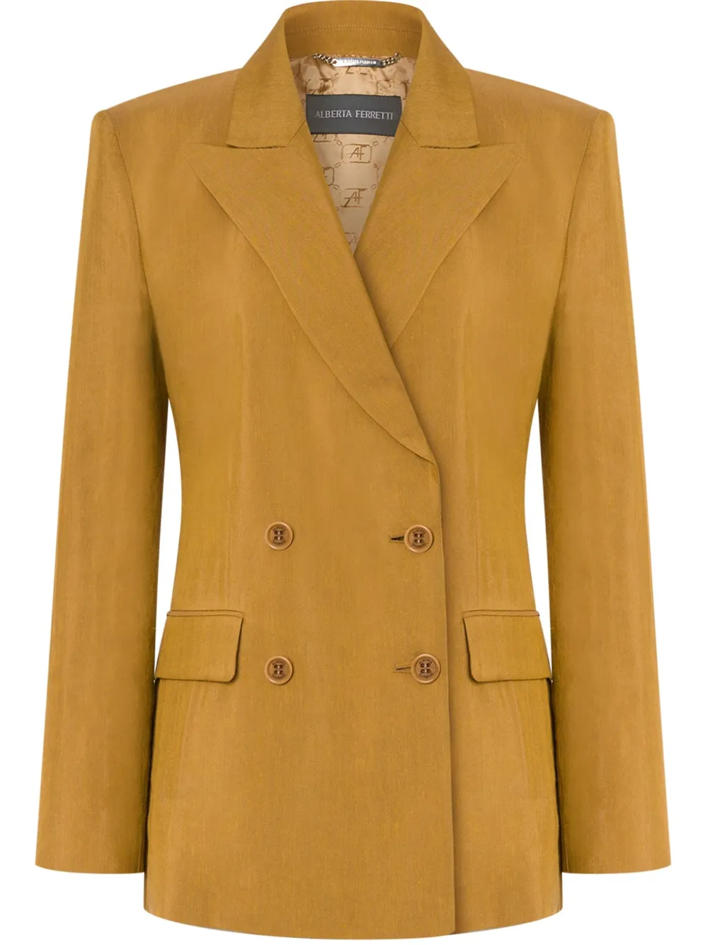 Alberta Ferretti blazer con doble botonadura | marrón | Image 1
