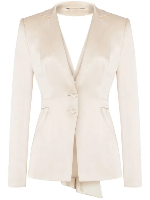Blazer à découpes - Alberta Ferretti - Modalova