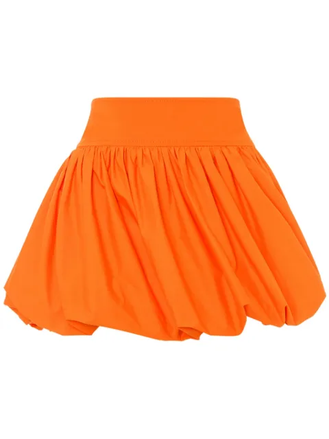Alberta Ferretti shorts con dobladillo abombado