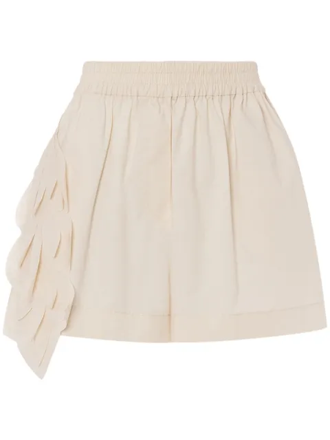 Alberta Ferretti shorts con apliques