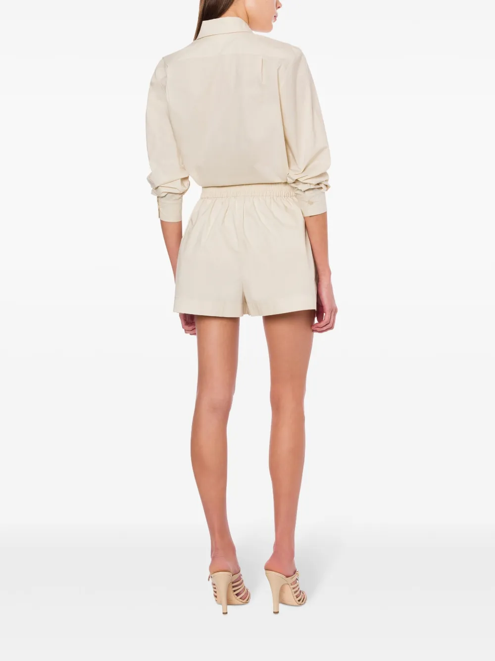 Alberta Ferretti Shorts met applicatie-detail Beige