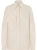 Alberta Ferretti appliqué-detail shirt - Neutrals