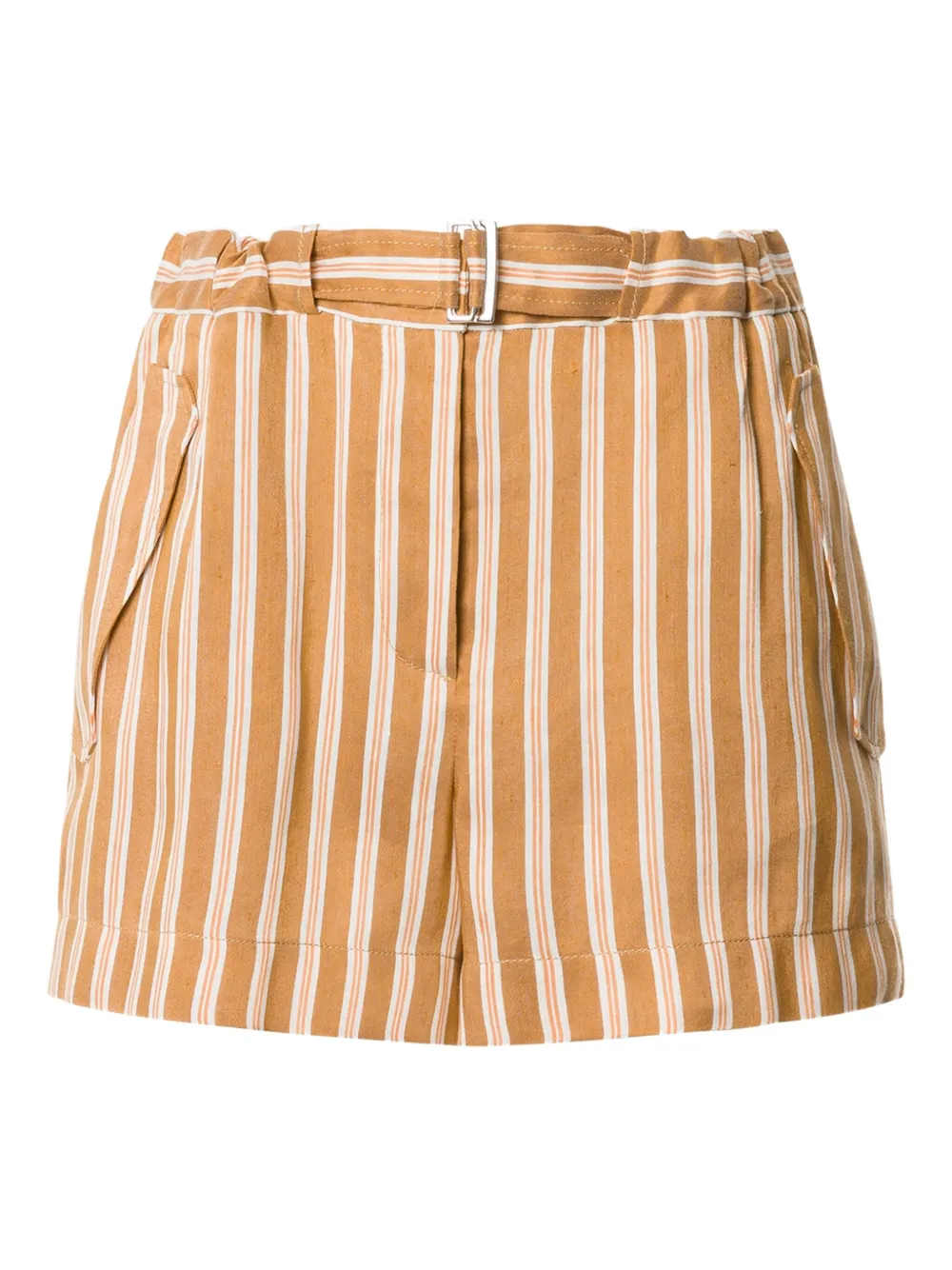 Alberta Ferretti striped shorts | Brown | Image 1
