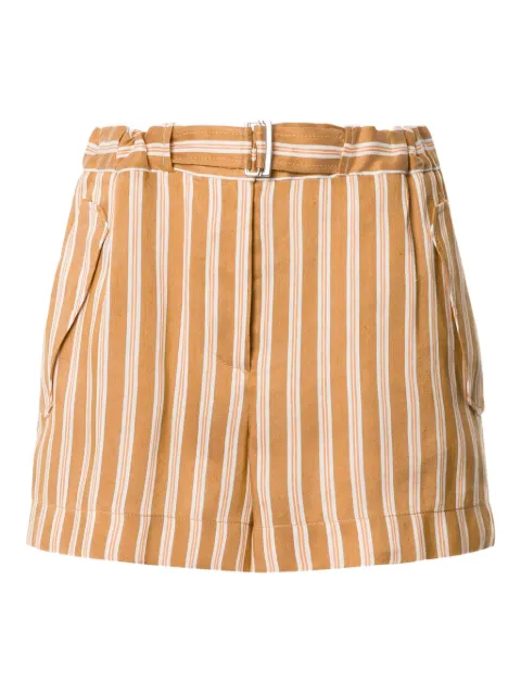 Alberta Ferretti shorts con motivo de rayas