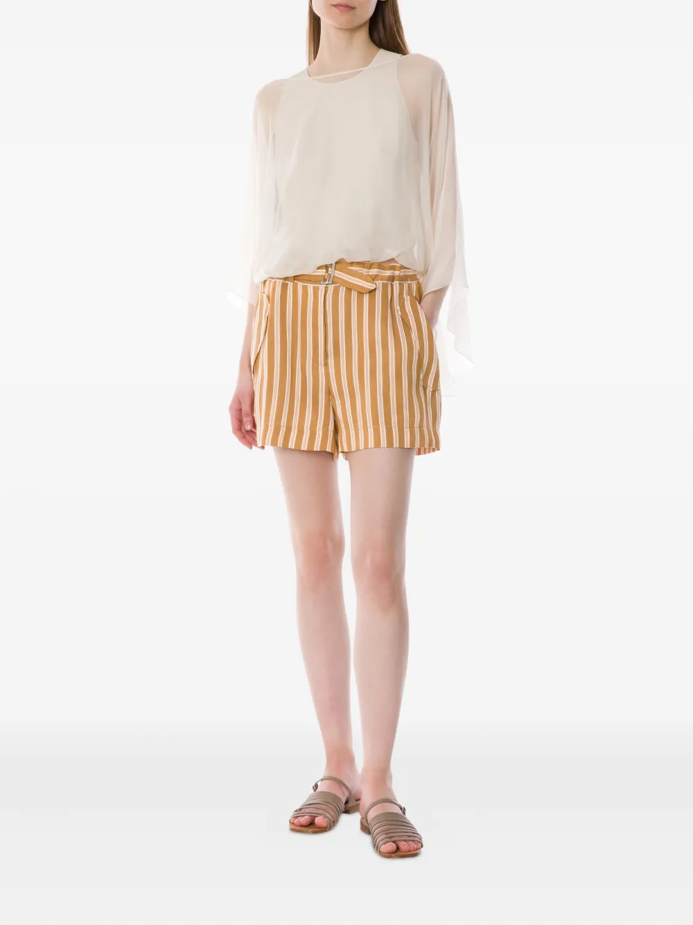 Alberta Ferretti striped shorts | Short Shorts | Image 2