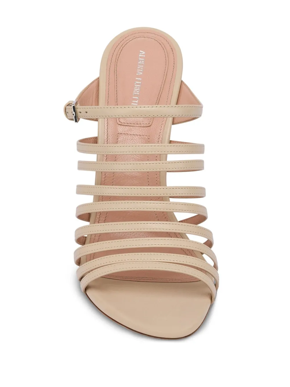 Alberta Ferretti Leren muiltjes Beige