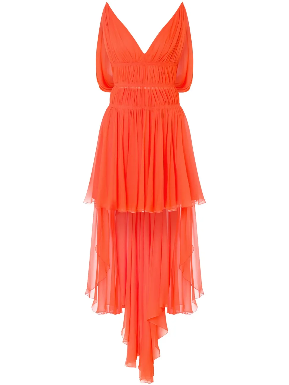 Alberta Ferretti Gedrapeerde mini-jurk Rood