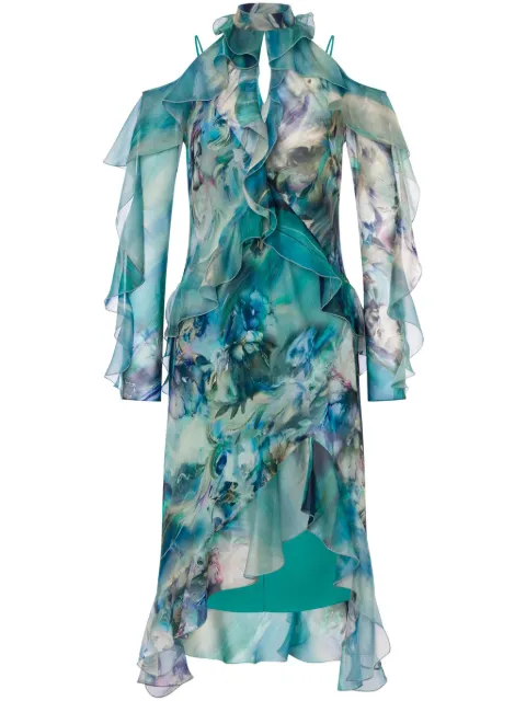 Alberta Ferretti floral-print dress