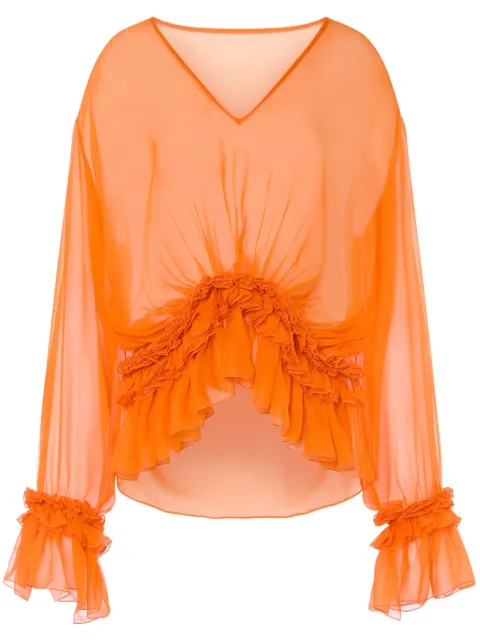 Alberta Ferretti blusa de seda