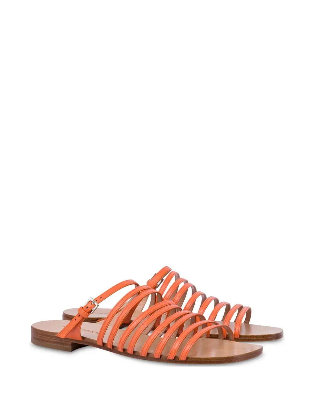 Alberta Ferretti Leren sandalen - Oranje