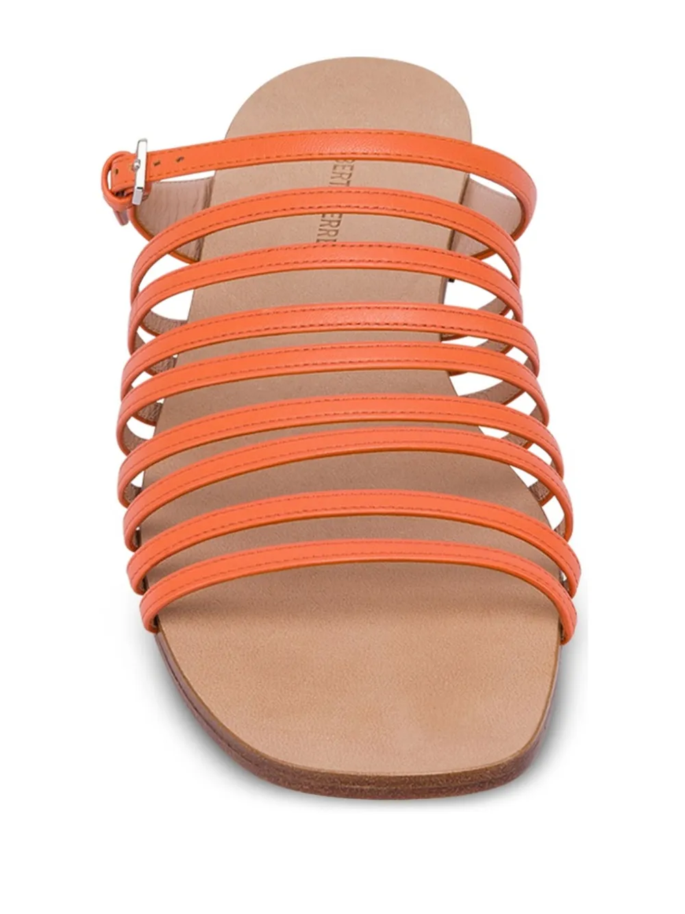Alberta Ferretti leather sandals Orange
