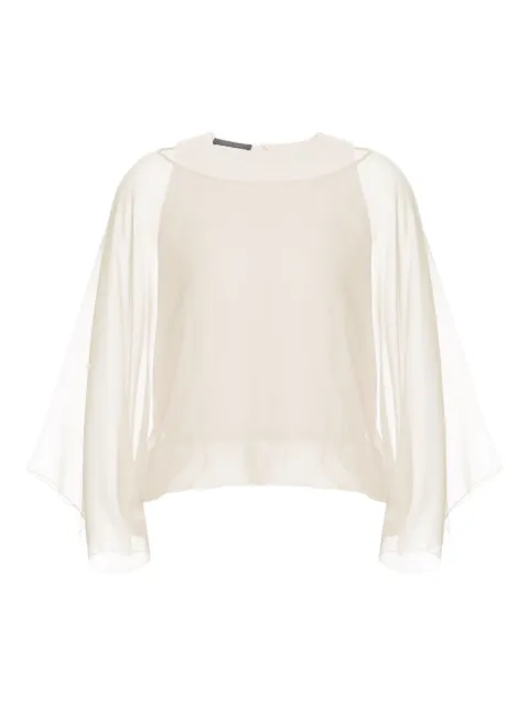 Alberta Ferretti blusa de seda