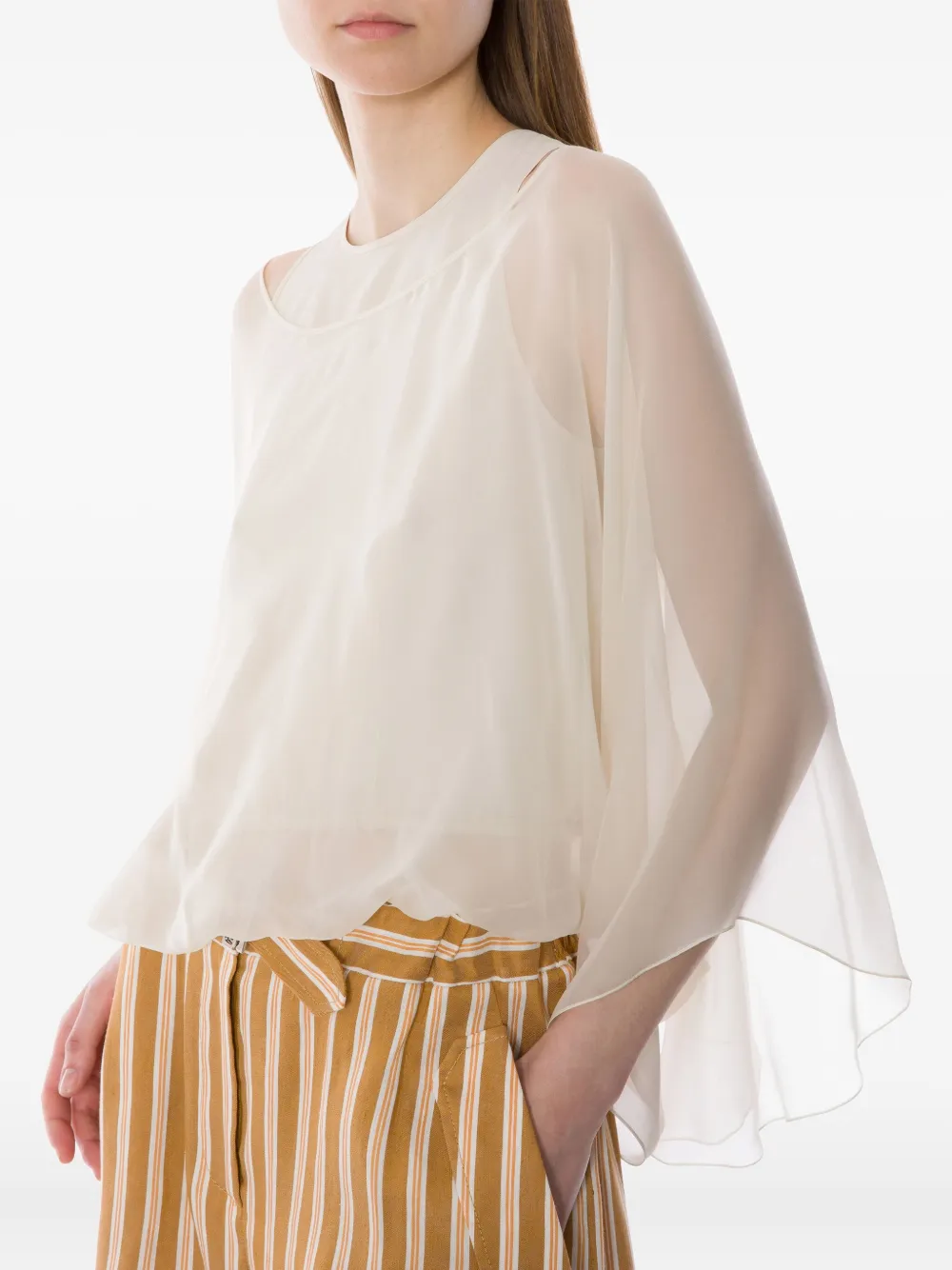 silk blouse