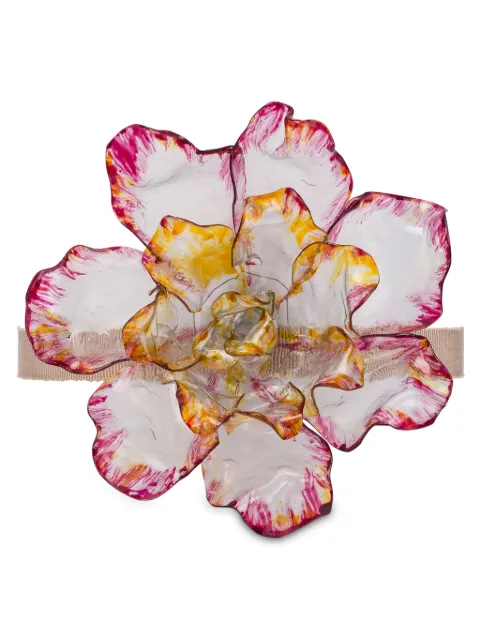 Alberta Ferretti floral-appliqué choker